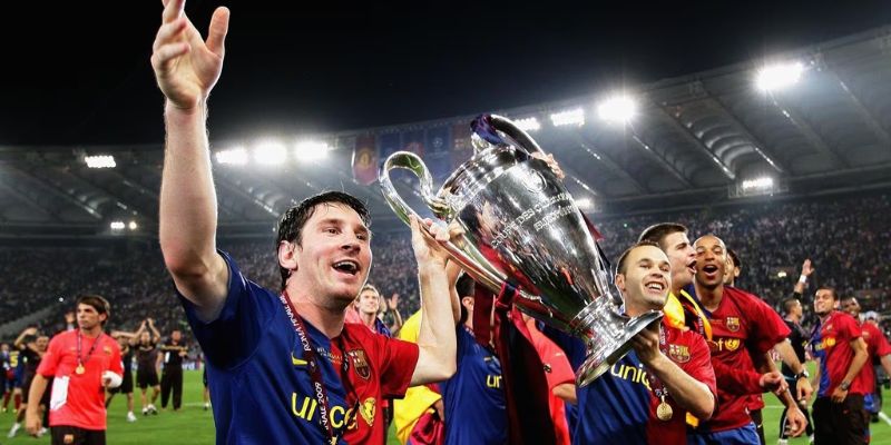 UCL là đấu trường đã nâng tầm cho tên tuổi của Lionel Messi